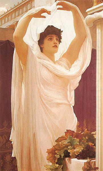 English: Invocation, Frederic,lord leighton,p.r.a.,r.w.s